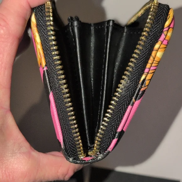 Versace Jeans Couture Pink, Gold, and Black Wallet - Picture 11 of 16